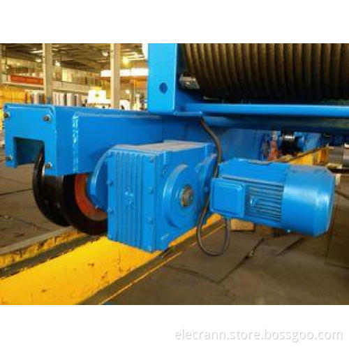 Single Speed Overhead Crane End Carriage / Beam With Overlo